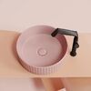 Раковина Ceramicanova круглая (цвет Розовый Матовый) Element 360*360*115мм