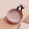Раковина Ceramicanova круглая (цвет Розовый Матовый) Element 360*360*115мм