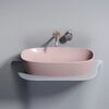 Раковина Ceramicanova овальная (цвет Розовый Матовый) Element 600*380*138мм