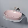 Раковина Ceramicanova овальная (цвет Розовый Матовый) Element 600*380*138мм