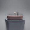 Раковина Ceramicanova овальная (цвет Розовый Матовый) Element 600*380*138мм