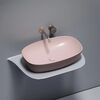 Раковина Ceramicanova овальная (цвет Розовый Матовый) Element 600*380*138мм
