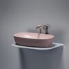 Раковина Ceramicanova овальная (цвет Розовый Матовый) Element 600*380*138мм