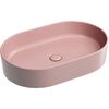 Раковина Ceramicanova овальная (цвет Розовый Матовый) Element 608*385*122мм