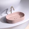 Раковина Ceramicanova овальная (цвет Розовый Матовый) Element 608*385*122мм