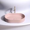 Раковина Ceramicanova овальная (цвет Розовый Матовый) Element 608*385*122мм