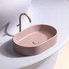 Раковина Ceramicanova овальная (цвет Розовый Матовый) Element 608*385*122мм
