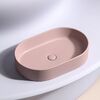 Раковина Ceramicanova овальная (цвет Розовый Матовый) Element 608*385*122мм