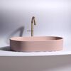 Раковина Ceramicanova овальная (цвет Розовый Матовый) Element 608*385*122мм