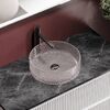 Раковина Ceramicanova круглая (цвет розовый) Cristal 360*360*112мм