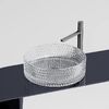 Раковина Ceramicanova круглая (прозрачная) Cristal 360*360*112мм