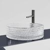 Раковина Ceramicanova круглая (прозрачная) Cristal 360*360*112мм