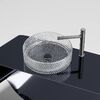 Раковина Ceramicanova круглая (прозрачная) Cristal 360*360*112мм