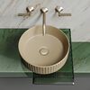 Раковина Ceramicanova круглая (цвет Капучино Матовый) Element 360*360*115мм