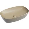 Раковина Ceramicanova овальная (цвет Капучино Матовый) Element 600*380*138мм