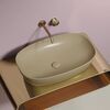 Раковина Ceramicanova овальная (цвет Капучино Матовый) Element 600*380*138мм