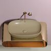 Раковина Ceramicanova овальная (цвет Капучино Матовый) Element 600*380*138мм