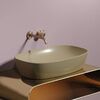 Раковина Ceramicanova овальная (цвет Капучино Матовый) Element 600*380*138мм