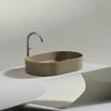 Раковина Ceramicanova овальная (цвет Капучино Матовый) Element 608*385*122мм