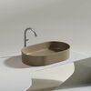 Раковина Ceramicanova овальная (цвет Капучино Матовый) Element 608*385*122мм