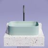 Раковина Ceramicanova прямоугольная (цвет Зеленый Матовый) Element 505*380*150мм