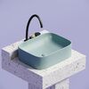 Раковина Ceramicanova прямоугольная (цвет Зеленый Матовый) Element 505*380*150мм