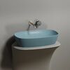 Раковина Ceramicanova овальная (цвет Зеленый Матовый) Element 600*380*138мм