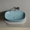 Раковина Ceramicanova овальная (цвет Зеленый Матовый) Element 600*380*138мм