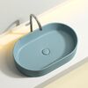 Раковина Ceramicanova овальная (цвет Зеленый Матовый) Element 608*385*122мм