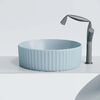 Раковина Ceramicanova круглая (цвет Голубой Матовый) Element 360*360*115мм