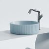 Раковина Ceramicanova круглая (цвет Голубой Матовый) Element 360*360*115мм