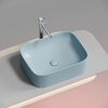 Раковина Ceramicanova прямоугольная (цвет Голубой Матовый) Element 505*380*150мм