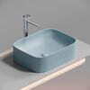 Раковина Ceramicanova прямоугольная (цвет Голубой Матовый) Element 505*380*150мм
