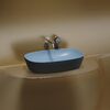 Раковина Ceramicanova овальная (цвет Голубой Матовый) Element 600*380*138мм