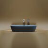 Раковина Ceramicanova овальная (цвет Голубой Матовый) Element 600*380*138мм