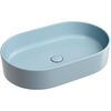 Раковина Ceramicanova овальная (цвет Голубой Матовый) Element 608*385*122мм