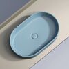 Раковина Ceramicanova овальная (цвет Голубой Матовый) Element 608*385*122мм