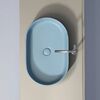 Раковина Ceramicanova овальная (цвет Голубой Матовый) Element 608*385*122мм