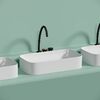 Раковина Ceramicanova прямоугольная (цвет Белый Матовый) Element 705*380*150мм