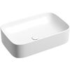 Раковина Ceramicanova прямоугольная (цвет Белый Матовый) Element 605*380*150мм