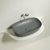 Раковина Ceramicanova овальная (цвет Антрацит Матовый) Element 600*380*138мм