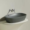 Раковина Ceramicanova овальная (цвет Антрацит Матовый) Element 600*380*138мм