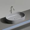 Раковина Ceramicanova овальная (цвет Антрацит Матовый) Element 608*385*122мм
