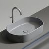 Раковина Ceramicanova овальная (цвет Антрацит Матовый) Element 608*385*122мм