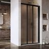 Душевая дверь Ravak Supernova ASDP3-100 черный профиль, матовое стекло