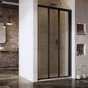 Душевая дверь Ravak Supernova ASDP3-100 черный профиль, прозрачное стекло 00VA03R2Z1