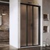 Душевая дверь Ravak Supernova ASDP3-130 черный профиль, матовое стекло 0VJ03R2ZG