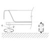 Универсальная опора для поддонов 100x100 Ravak Base LA B2F0000003