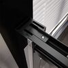 Душевая дверь Veconi Premium Trento PTD-30B, 1300х2000, черный матовый, стекло прозрачное, регулируемая ширина 1260-1290 мм