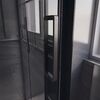 Душевая дверь Veconi Premium Trento PTD-40B, 1500х2000, черный матовый, стекло прозрачное, регулируемая ширина 1475-1490 мм